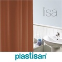 RIDEAU DOUCHE 00106 POLYESTER MARRON LISA 180X200