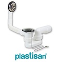 SIPHON BAIGNOIRE ORIENTABLE AVEC TP Ø 70 /40-50MM INOX 75905 SUPERBAG