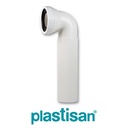 PIPE WC LONGUE 140MM Ø M100 BLANC 99575