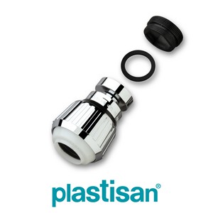 [0018233] AERATEUR ROTULE  F22X100 + ADAPTATEUR M24 CHROME 86613 BLIST