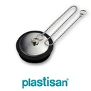 BOUCHON + CHAINETTE 25CM 61X55 CHROME 19405 SACHET