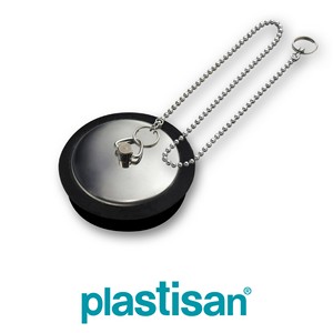 [0018267] BOUCHON + CHAINETTE 25CM 61X55 CHROME 19405 SACHET