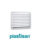 GRILLE 99518 RECT AVEC MOUSTIQUAIRE 157X200 EP 15 BLANC