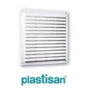 GRILLE 99519 CARREE AVEC MOUSTIQUAIRE 230X230 EP 15 BLANC