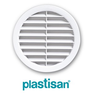 [0018269] GRILLE RONDE AVEC MOUSTIQUAIRE Ø 100 BLANC 99514