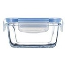 BOITE CARREE VERRE 75 CL+COUVERCLE PLAST PURE BOX J1898