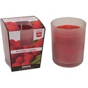 BOUGIE VERRE PARFUME 85X70 FRUITS ROUGES