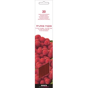 [6110660] BLISTER 20 STICKS ENCENS 260MM FRUITS ROUGES