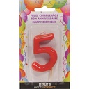 BOUGIE ANNIVERSAIRE N° 5