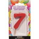 BOUGIE ANNIVERSAIRE N° 7