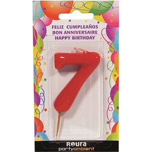 [6110677] BOUGIE ANNIVERSAIRE N° 7