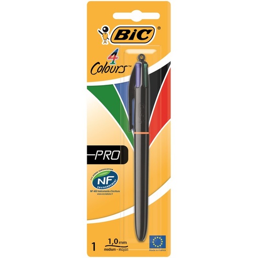 [5010009] STYLO 4 COULEURS POINTE MOYENNE PRO    BIC