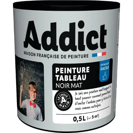 [3020741] PEINTURE TABLEAU NOIR MAT 0,5 L