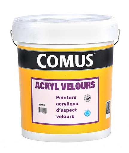 [3018513] COMUS ACRYL GJ VELOURS BLANC 15L