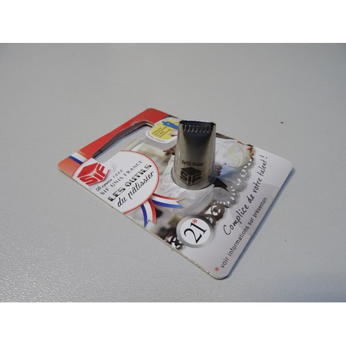 [6021067] DOUILLE INOX BANDES 7 DENTS S/C (21) ARRET COMMERCIALISATION