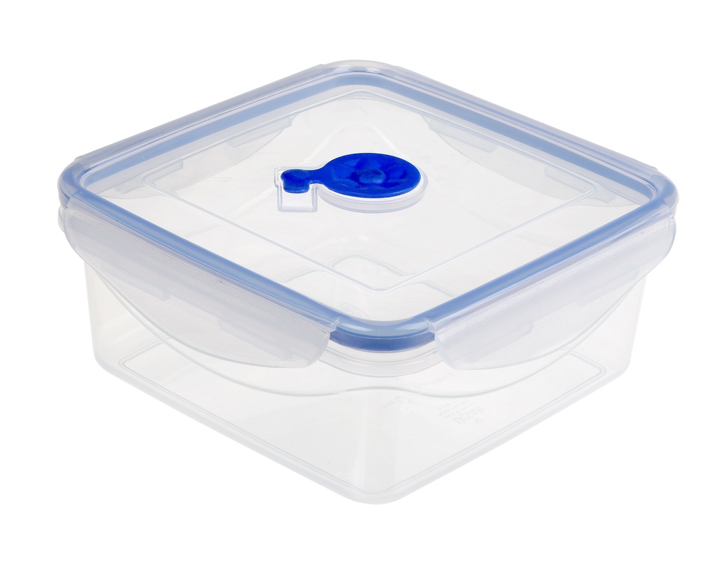 BOITE 2500ML CARRE 195X195X85 AVEC CLIP M683