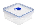 BOITE 2500ML CARRE 195X195X85 AVEC CLIP M683