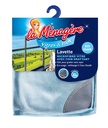LAVETTE MICROFIBRE VITRE AVEC COIN GRATTANT 36X36