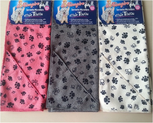 [6009804] SERVIETTE MICROFIBRE TOUTOU 48X78