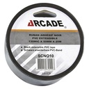 ADHESIF PVC EXTENSIBLE NOIR 25MX50 MM