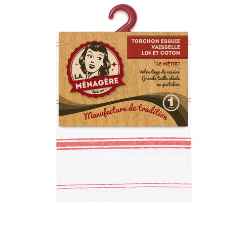 [6009808] TORCHON LIN COTON METIS 50X77