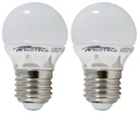 AMP LED SPHERIQUE E27 4W 330 LM ANGLE 200° 830 BTE 2
