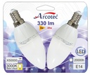 AMP LED FLAMME E14 4W 330 LM ANGLE 270° 830 BTE 2