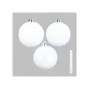 BOULE DECO SAPIN Ø 6 BLANC PAR 9 5BOP659BC