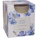 BOUGIE VERRE PARFUME 85X70 CLEAN LINEN