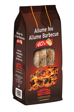 [3142697] ALLUME FEU & BARBECUE 40 PIECES
