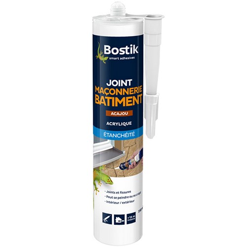 [3143645] BOSTIK JOINT MACONNERIE BAT 310ML ACAJOU