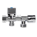 ROBINET DOUBLE M3/8 - F3/8 - M1/2 49509 BLISTER