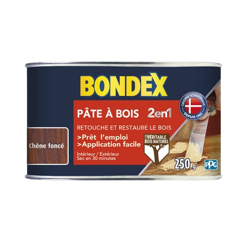 [3179008] BONDEX PATE A BOIS CHENE FONCE 250 G GSA