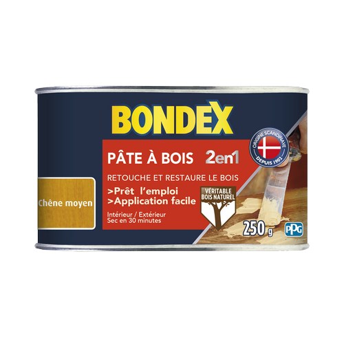 [3179009] BONDEX PATE A BOIS CHENE MOYEN 250 G GSA
