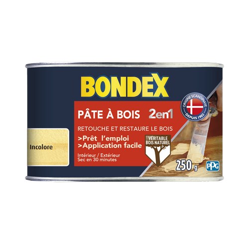 [3179010] BONDEX PATE A BOIS NATUREL 250 G GSA