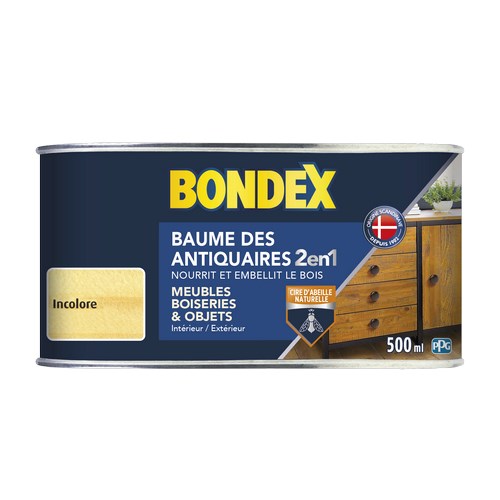 [3179037] BONDEX BAUME ANTIQ PATE INCOLORE 0,5 L GSA
