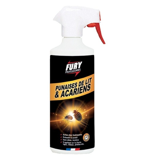 [3031713] FURY ANTI PUNAISES DE LIT 500ML