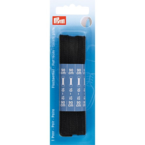 [6800830] LACET PLAT 8MMX0M90 NOIR 1 PAIRE