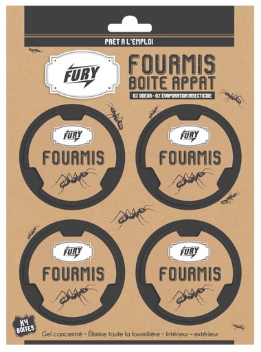 [3143294] FURY APPATS FOURMIS 4 BOITES 10G