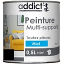 PEINTURE ACRYL MULTI-SUPPORTS MAT 0,5 L NOIR
