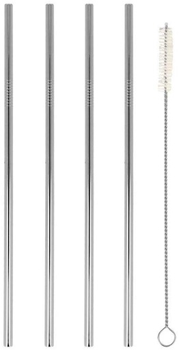[6520149] PAILLE INOX AVEC GOUPILLON *4 MTX