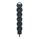 RALLONGE 5P+T 16A CORDON 1M50 NOIR LEG049482