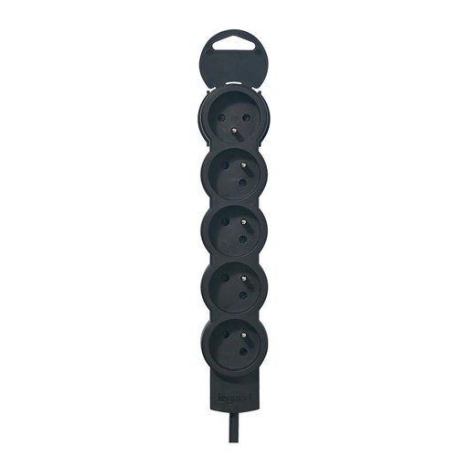 [2009803] RALLONGE 5P+T 16A CORDON 1M50 NOIR LEG049482