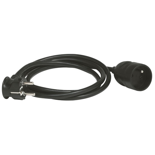 [2009806] PROLONGATEUR PVC 2P+T 16A ECL 5M NOIR LEG051610