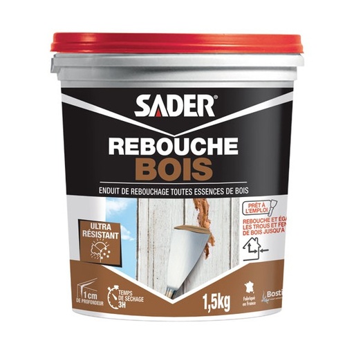 [3147723] SADER SM REBOUCHE BOIS PATE 1,5KG
