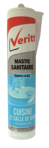 [3005823] MASTIC SANITAIRE TRANS CART 280 ML VERITT