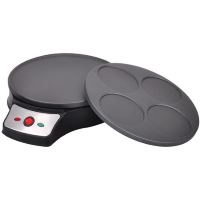 CREPIERE 2 PLAQUES SYMPA 1000W NOIR/INOX 000950