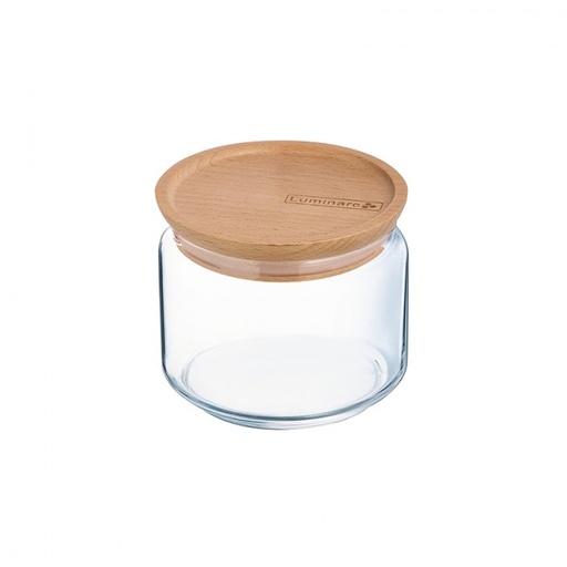 [6022405] BOCAL COUVERCLE BOIS JAR WOOD 0L50