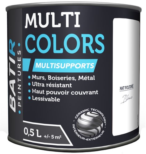 [3020805] PEINTURE MAT POUDRE 0,5 L BLANC
