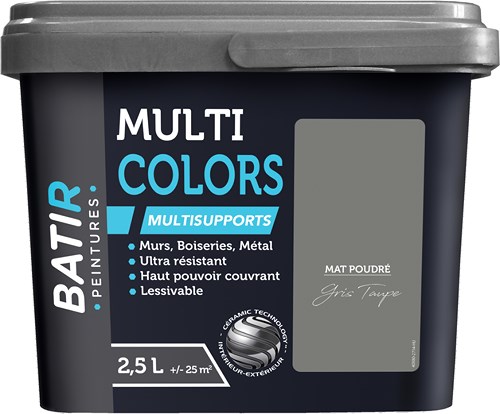 [3020838] PEINTURE MAT POUDRE 2,5 L GRIS TAUPE